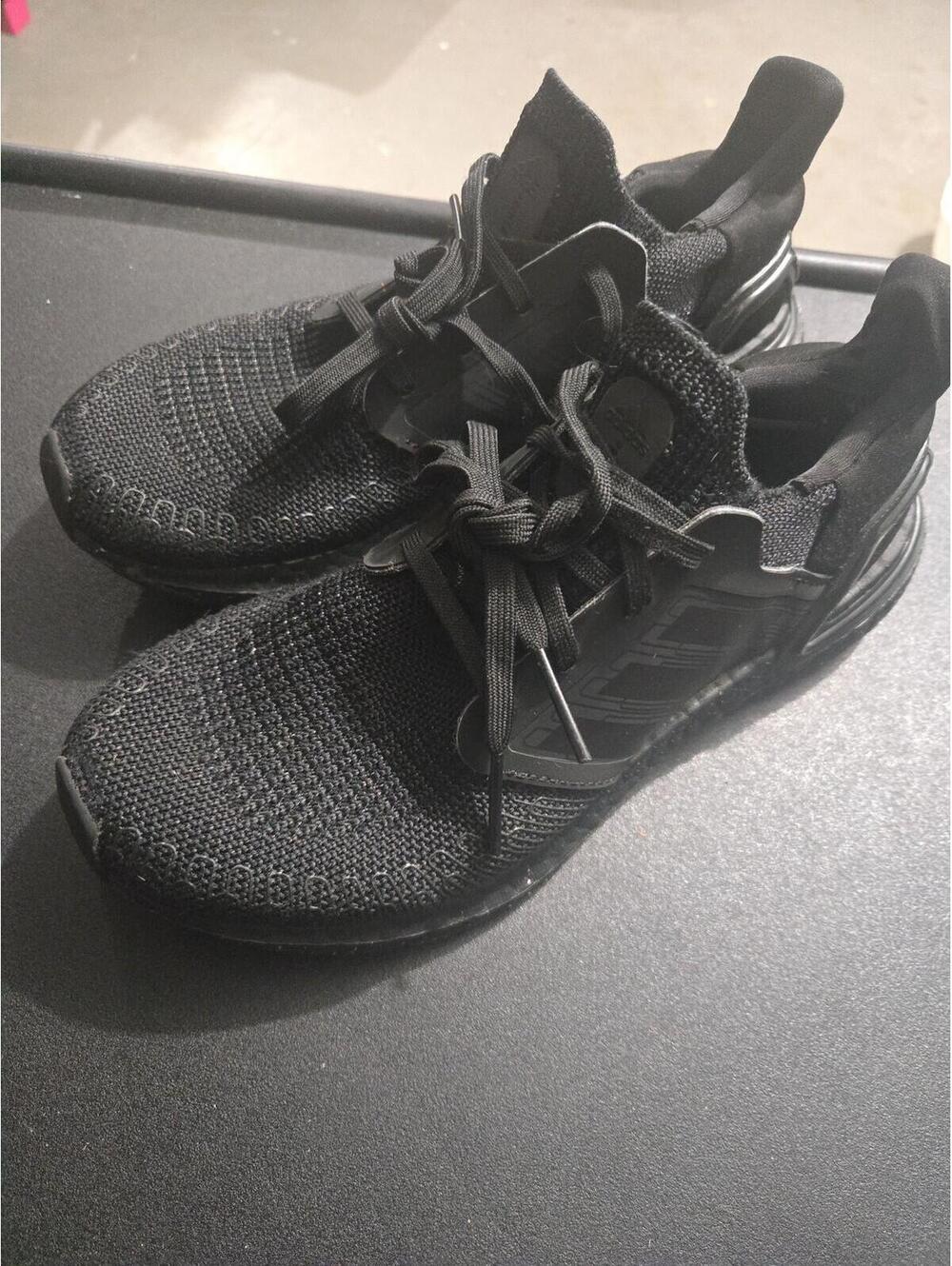 Adidas UltraBoost 19 Triple Black Running Shoes - Size 5 - Picture 2 of 6
